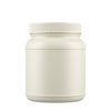 Front view of HiNote shaker bottle with white screw-on lid on plain white background